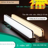 [ Siêu Tiết kiệm] Gương Phòng Tắm Đèn Pha LED Ống Ánh Sáng Không Đục Lỗ Vệ Sinh Vệ Sinh Gương Trang