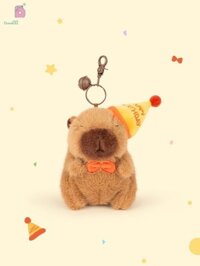 [ Siêu Tiết kiệm] Maillard Phong Cách Capibala Sang Trọng Búp Bê Mặt Dây Nhỏ Nước Chuột Lang Học Mó