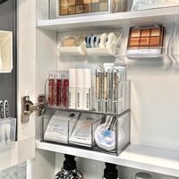 [ Siêu Tiết kiệm] Phòng vệ sinh tủ gương hộp đựng đồ kem tủ phòng tắm phụ kiện vách ngăn ngăn ngăn