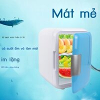 [ Siêu Tiết kiệm] Tủ lạnh ô tô 4L Tủ lạnh mini 8L sưởi ấm và làm mát Xe nhà kép làm lạnh và sưởi ấm