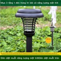 [ Siêu Tiết kiệm]Đèn diệt muỗi năng lượng mặt trời sân vườn ngoài trời chống thấm nước sạc đèn đuổi muỗi biệt thự ngoài