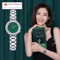 [ Siêu Tiết kiệm]Mua Đồng hồ nhỏ màu xanh lá cây đầy sao kiểu Disney Jiang Shuying quà tặng đồng hồ thời trang cho bạn g