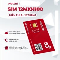 [ SIM 1 NĂM ] SIM VIETTEL 4G MIỄN PHÍ TRỌN GÓI 12 THÁNG KHÔNG GIỚI HẠN DATA TRUY CẬP MẠNG XÃ HỘI