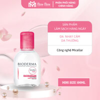 [ Size 100ml] Nước tẩy trang cho da nhạy cảm Bioderma hồng