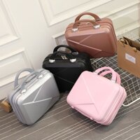 { SIZE 14 INCH } Vali Mini, Cốp Vali Đựng Mỹ Phẩm Cá Nhân, Đựng Đồ Trang Điểm Du Lịch Phong Cách Hàn Quốc