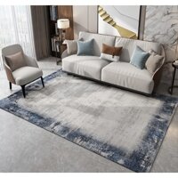 ( Size 1.6mx2.3m ) Thảm Trải Sàn, Thảm Nỉ Trải Sàn Phong Cách Bắc Âu Retro - Vintage Trang Trí Phòng Khách ( Dày 0.7cm )