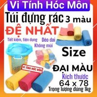 ( SIZE ĐẠI) Túi đựng rác tự phân hủy ĐỆ NHẤT 3 màu tổng 1kg