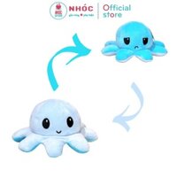 ( SLN 10 ) ( SLN 10 ) Gấu Bông Bạch Tuộc Hai Mặt Cảm Xúc Lông Mịn Cao Cấp (25cm Nhiều màu lựa chọn) - NHÓC