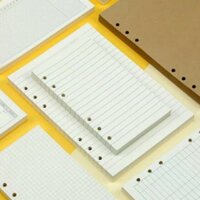 ( SLN 10 ) ( SLN 10 ) Ruột giấy refill A4 B5 A5 A6 cho sổ bullet journal còng sổ ruột dot blank line stick