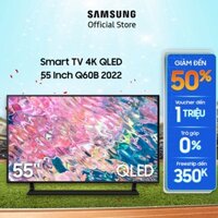 [[  Smart TV Samsung 55 Inch 4K QLED QA55Q60BAKXXV 2022 - Miễn phí lắp đặt ]