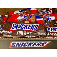 🍫 SOCOLA SNICKERS FUN SIZE BARS JUMBO BAG 530.4G U.S.A 🇺🇸