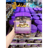 🍫 SOCOLA SỮA NHÂN HẠT MACCA, ĐƯỜNG CARAMEL DẺO & MUỐI KIRKLAND MACADAMIA MILK CHOCOLATE SALTED CARAMEL CLUSTERS 907G USA