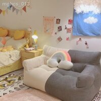 ┇ △ Sofa lười chiếu tatami đôi cho thuê nhà phòng tổ người lưới phòng ngủ phong cách ins đỏ ban công ghế sofa nhỏ trên s