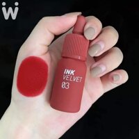 🔥 SON INK MẪU MỚI SIÊU HÓT

💥🍒Son kem lì Peripera INK Velvet Tint 2019
👉🏻Màu 03- Đỏ tươi