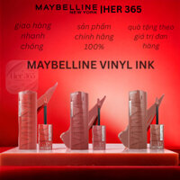 💄 SON KEM LÌ BÓNG MAYBELLINE SUPERSTAY VINYL INK – BỀN MÀU, KHÔNG TRÔI, LÊN MÔI CỰC CHUẨN 💄