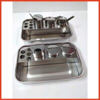 { SPA } [ Bộ khay inox ] dùng trong y tế spa thẫm mỹ viện