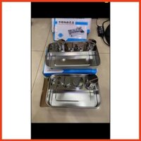 { SPA } Bộ khay inox đa năng (dùng trong y tế spa thẫm mỹ viện)