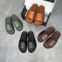 [ Sport - Doctor Thể Thao ] Dép Doctor Da Nam Quai Ngang Đơn Giản, Khâu Chỉ Bền Bỉ, Đế Cao Su Êm Ch