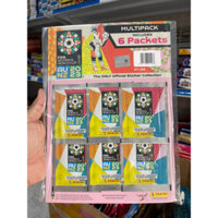 [ Sticker Multi Pack ] Panini Women’s WCup 2023 Túi Thẻ Dán Cầu Thủ Bóng Đá Nữ WC 2023 ( 30 Thẻ Dán )