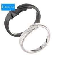 【 Stsjhtdsss2.vn 】 Nhẫn Cặp Đôi Nhẫn Thiên Thần Và Ác Quỷ Nhẫn Cặp Đôi Trang Sức Nhẫn Cặp Đôi Nhẫn Nam Nữ (Màu Đen Và Bạc) 2 Chiếc