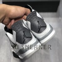 [ Su Sneaker ] Giày Bóng Rổ Jordan 4 Retro White Gray , JD4 Trắng Xám ( Full Box ) 📏 👟