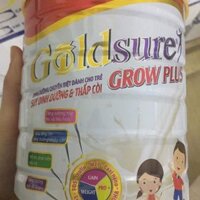 * Sữa bột Goldsure Grow Plus
- Có 2 loại : Lon 400g : 190k
                        Lon 900g : 380k
- Goldsure Grow mạnh.