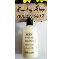 🌻🆕 Sữa rửa mặt tẩy trang Philosophy Purity Made Simple Cleanser 240ml 🌼