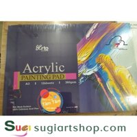 [ Sugi art shop ] [ TÂM TÂM ]-Giấy vẽ màu Acrylic Painting paper CHEE WAH MALAYSIA khổ A3 ĐL 360gsm-CR36264-