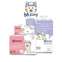 [𝐂𝐇𝐈́𝐍𝐇 𝐇𝐀̃𝐍𝐆] Tã Bỉm Dán BB Kitty Nội địa Trung Size Newborn siêu thấm hút, an toàn cho bé