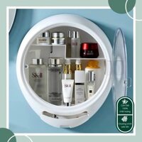 [ TADO ] Kệ Đựng Mỹ Phẩm Phòng Tắm Thông Minh Không Cần Khoan Đục Nhỏ Gọn Tiện Ích Có Nắp Đậy Chống Nước 3 Chiều