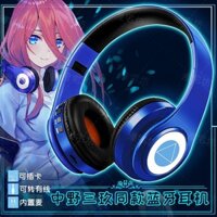 ✹▤⊕✌✌ Tai nghe Nakano Sanken đám cưới hoa hai chiều cùng phong cách Tai nghe Bluetooth Audio-Technica Tai nghe Anime có thể gập lại [Tai nghe Anime] [Tai nghe Tai nghe Miku Nakano Sanken Tai nghe Quintuplets tinh túy [Tai nghe Bluetooth]