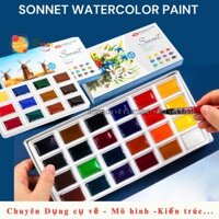[ TÂM TÂM ] Màu nước sonnet 24 màu, Water color sonnet set 24