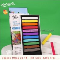 [ TÂM TÂM ] Phấn tiên Mont Marte 12 màu , Soft Pastels Mont Marte