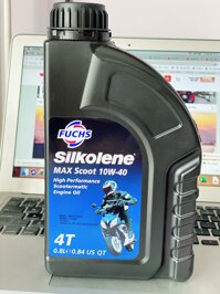 [ Tặng 1 bịch OMO] Nhớt xe tay ga cao cấp FUCHS Scooter Silkolene MAX 10W40 800ml - Nhập 100% Indo [bonus]