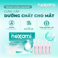 [ Tặng 1 Cốc rửa silicon ]HEXAMI aches eyewash: dung dịch rửa mắt