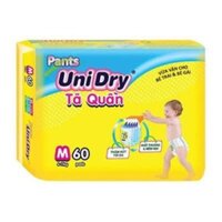 ( Tặng 1 gấu bông) Combo 2 bịch tã quần Unidry M60/L54/XL48/XXL44