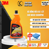 [ TẶNG 1 KHĂN]  Xà Bông Rửa Xe 3M Car Wash Shampoo 1L