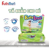 ( TẶNG 4 miếng) Bỉm Tã Quần BOBBY - Baby Love , giá rẽ tiết kiệm ,Bỉm Tả Siêu thắm hút khô thoáng, công nghệ Nhật Bản