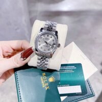 [ TẶNG BỘ HỘP HÃNG ] Đồng Hồ Nữ RoLex Cao Cấp Sang Chảnh Case 32mm Máy Pin Nhật Xịn Bảo Hành 24 Tháng