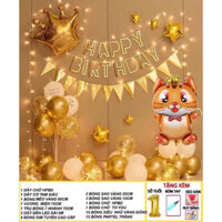 ( Tặng Bơm Tay Keo Dán ) sét bóng thôi nôi bé tuổi mèo