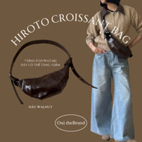 [ Tặng Charm ] 𝗛𝗶𝗿𝗼𝘁𝗼 ひろと 𝗖𝗿𝗼𝗶𝘀𝘀𝗮𝗻𝘁 𝗕𝗮𝗴 - Túi form Croissant Bánh Sừng Trâu HIROTO ( Ouithebrand )
