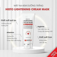 ( Tặng Cọ + Quà Tặng) Mặt Nạ Histolab Lightening Cream Mask Ủ Trắng Dưỡng Trắng