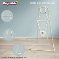 [ Tặng ghế xích đu Gỗ ] Mẫu Cao Cấp - Xích đu nhún nhảy cho Bé - GEGAKIDS JUMPER