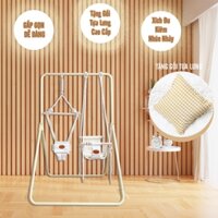 [ Tặng Gối và Thảm Nước ] Combo 2 in 1 - Xích đu kiêm Nhún nhảy cho Bé - Chính hãng MyBe