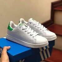 [ Tặng Hộp + Lọ Vệ Sinh + Tất ] Giày Das Stanmith Gót Xanh