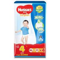 [ TẶNG KÈM 4 MIẾNG ] Tã quần Huggies Tràm Trà Tự Nhiên Dry Pants Jumbo XL34 ( 12 - 17 kg )