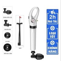 { Tặng Kèm Bơm } Dụng Cụ Thông Tắc Bồn Cầu, Thông Tắc Chậu Rửa Bát, Chậu Rửa Mặt, Lỗ Thoát Sàn Áp Suất Cao