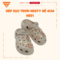 { Tặng kèm Sticker Ngẫu nhiên } Dép Sục Trơn NESTY Đế cao 4Cm Chất liệu Nhựa EVA Cao Cấp Dép Đẹp Êm Chân Không Mùi NE01