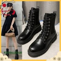[ Tặng Kèm Thêm Dây Giày ] Giày boot nữ thời trang cổ cao thời thượng 2020 G26