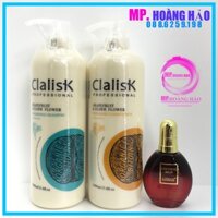 [ Tặng Kèm Tinh Dầu] Cặp Dầu Gội Xả Cao Cấp CLALISk 1000ml( Trốngs Rụng - Kích Thích Mọc Tóc)